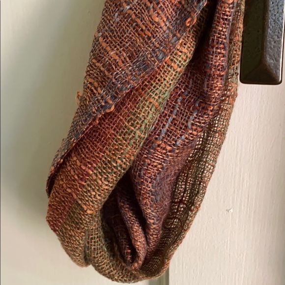 Colorful woven vintage scarf - Picture 5 of 6